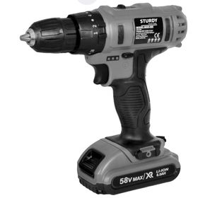 Sturdy New Seri 58 V 10 Ah Çelik Şanzuman Bakır Sargılı Çift Akülü Şarjlı Matkap
