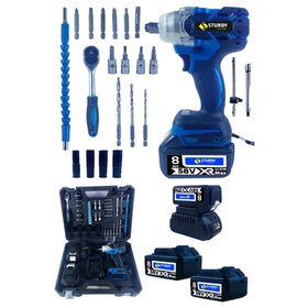 Sturdy PCX-T Power Tools Japon Teknoliji Full Set Seri Brushless Motor 58 V 8 Ah Darbeli Somun Sıkma Makinesi