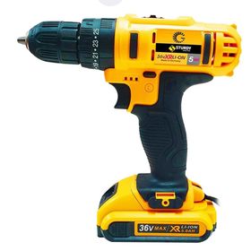 Sturdy Power Tools 36 V 5.0 Amper Çift Akülü 5 Parça Uç Şarjlı Vidalama Matkap