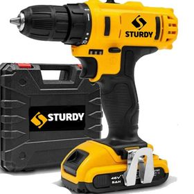 Sturdy Power Tools 48 V 5.0 Amper Darbesiz 24 Parça Çift Akülü Şarjlı Vidalama Matkap