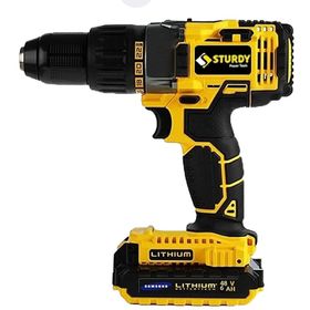 Sturdy Power Tools 48VF 6 mAh Lityum Çift Akülü 2022 Seri 27 Parça Şarjlı Vidalama Matkap