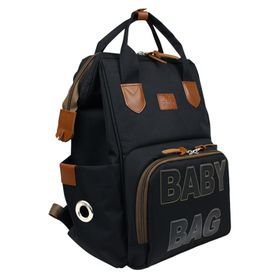 Stylo Siyah Monaco Baby Bag Sırt Çantası