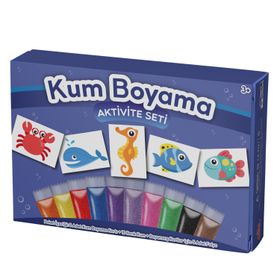 Su Altı Dünyası 2 5'li Paket Kum Boyama Aktivite Seti