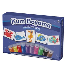Su Altı Dünyası 2 5'li Paket Kum Boyama Aktivite Seti