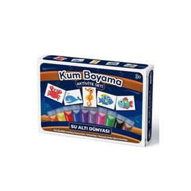 Su Altı Dünyası 2 5'li Paket Kum Boyama Aktivite Seti