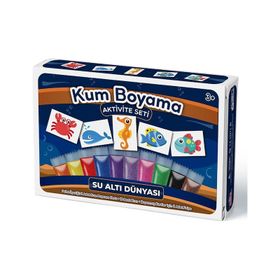 Su Altı Dünyası 2 5'li Paket Kum Boyama Aktivite Seti