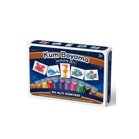 Su Altı Dünyası 2 5'li Paket Kum Boyama Aktivite Seti
