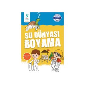 Su Dünyası Boyama - Çocuk Gelişimi Yayınları