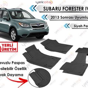 Subaru Forester Iv 2013 Sonrası Siyah Havuzlu Paspas