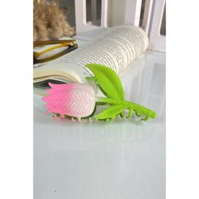 Şubu Tasarım SBT1479 Gül Figürlü Metal Mandal Pembe Toka