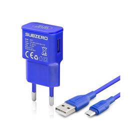 Subzero 2.0A 5 V Micro USB Renkli Şarj Cihazı