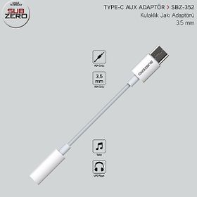 Subzero AD20 Type-C Kulaklık Aux 3.5 mm Dönüştürücü Çevirici