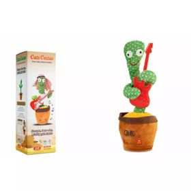 Subzero SB88 Konuşan Dans Eden Müzikli Işıklı Saksı Kaktüs Peluş