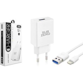 Subzero SG64 12W 2.4A Ligtning Ev Şarj Aleti