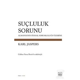 Suçluluk Sorunu - Karl Jaspers
