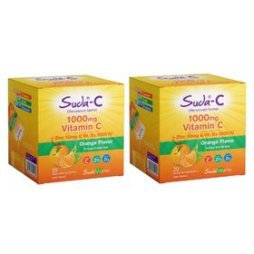 Suda-C Vitamin C 1000 mg Portakal Aromalı 2x20 Saşe