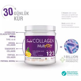 Suda Collagen Multiform Hyaluronic Acid Portakal Aromalı 360 gr Toz