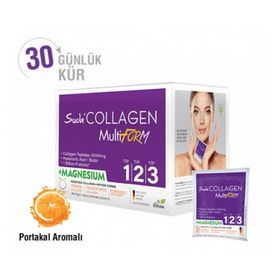 Suda Collagen Multiform Magnesium İçeren Portakal Aromalı 15 gr 30 Saşe
