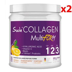 Suda Collagen Multiform Portakal Aromalı 2x360 gr Toz