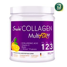 Suda Collagen Multiform Portakal Aromalı 3x360 gr Toz