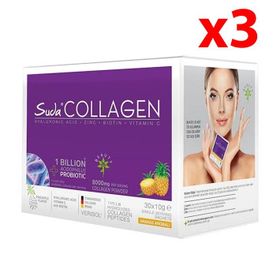 Suda Collagen Probiotic Ananas Aromalı 3 Adet 10 gr 30 Saşe