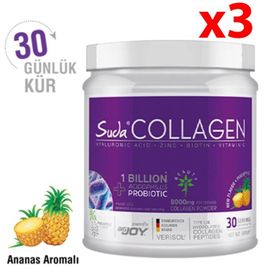 Suda Collagen Probiyotik Ananas Aromalı 3x300 gr Toz