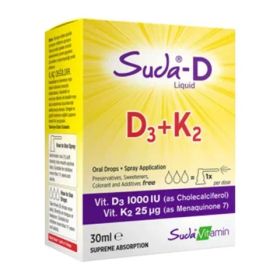 Suda-D Vitamin D3 K2 İçeren 30 ml Sprey