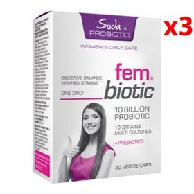 Suda Probiotic Fem Biotic 3x30 Kapsül