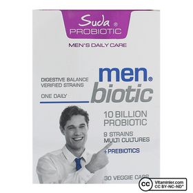 Suda Probiotic Men Biotic Probiotic 30 Kapsül