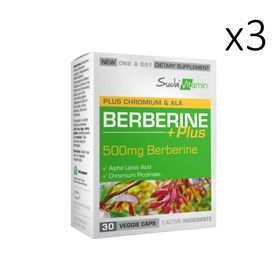 Suda Vitamin Berberine Plus 3x30 Kapsül