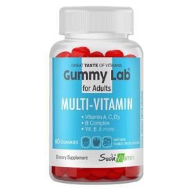 Suda Vitamin Gummy Lab For Adults Multivitamin 60 Çiğnenebilir Tablet