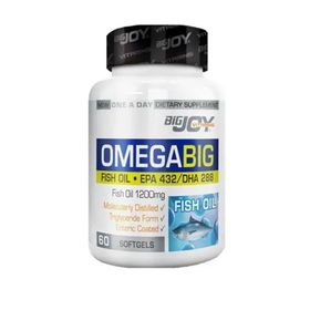 Suda Vitamin Omegabig Fish Oil 1200 mg 60 Yumuşak Kapsül Takviye Edici Gıda
