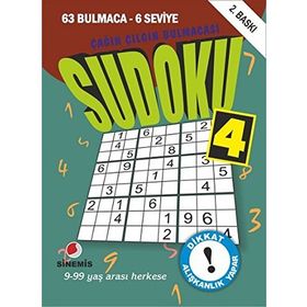 SUDOKU 4 63 BULMACA - 6 SEVIYE - KOLEKTIF