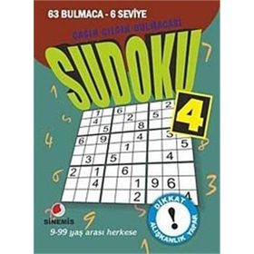 SUDOKU 4 63 BULMACA - 6 SEVIYE - KOLEKTIF