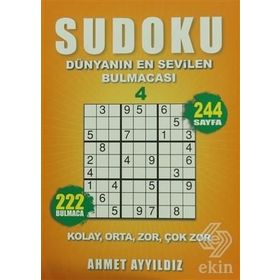 SUDOKU 4 63 BULMACA - 6 SEVIYE - KOLEKTIF