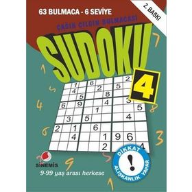 SUDOKU 4 63 BULMACA - 6 SEVIYE - KOLEKTIF