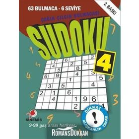 SUDOKU 4 63 BULMACA - 6 SEVIYE - KOLEKTIF