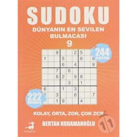 Sudoku 9-Dünyanın En Sevilen Bulmacası - Bertan Kodamanoğlu