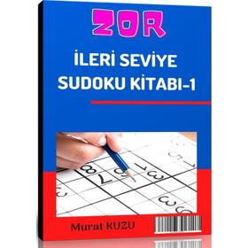 Sudoku Çok İleri Seviye Bulmaca Kitabı-1 Enine Boyuna Eğitim