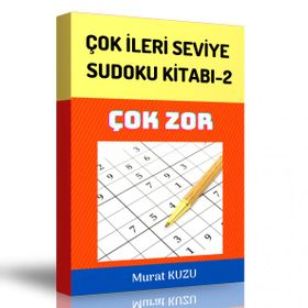 Sudoku Çok İleri Seviye Bulmaca Kitabı-2 Enine Boyuna Eğitim
