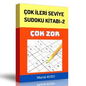 Sudoku Çok İleri Seviye Bulmaca Kitabı-2 Enine Boyuna Eğitim