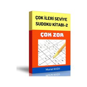 Sudoku Çok İleri Seviye Bulmaca Kitabı-2 Enine Boyuna Eğitim
