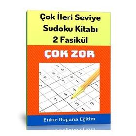 Sudoku Çok İleri Seviye Bulmaca Kitabı 2 Fasikül Enine Boyuna Eğitim