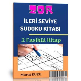 Sudoku Çok İleri Seviye Bulmaca Kitabı 2 Fasikül Enine Boyuna Eğitim