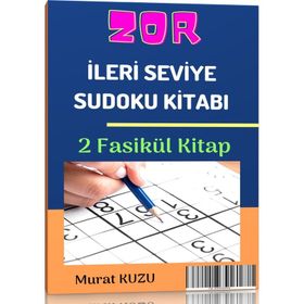 Sudoku Çok İleri Seviye Bulmaca Kitabı 2 Fasikül Enine Boyuna Eğitim