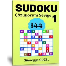 Sudoku Çözüyorum Seviye Kitabı-1 Enine Boyuna Eğitim
