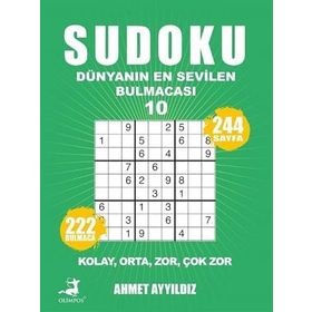 Sudoku - Dünyanın En Sevilen Bulmacası 10 Olimpos Yayınları