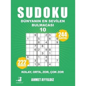 Sudoku - Dünyanın En Sevilen Bulmacası 10 Olimpos Yayınları