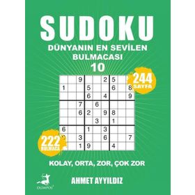 Sudoku - Dünyanın En Sevilen Bulmacası 10 Olimpos Yayınları