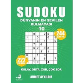 Sudoku - Dünyanın En Sevilen Bulmacası 10 Olimpos Yayınları